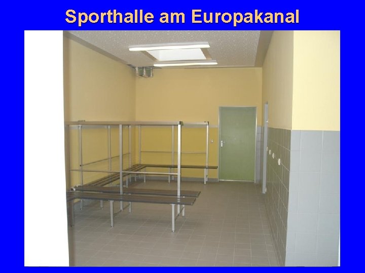 Sporthalle am Europakanal 