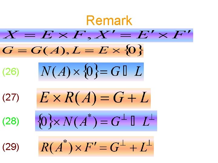 Remark (26) (27) (28) (29) 