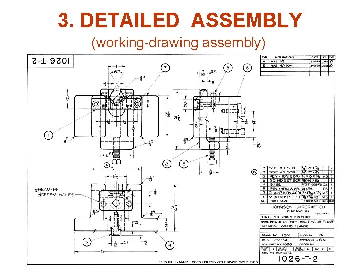 3. DETAILED ASSEMBLY (working-drawing assembly) 