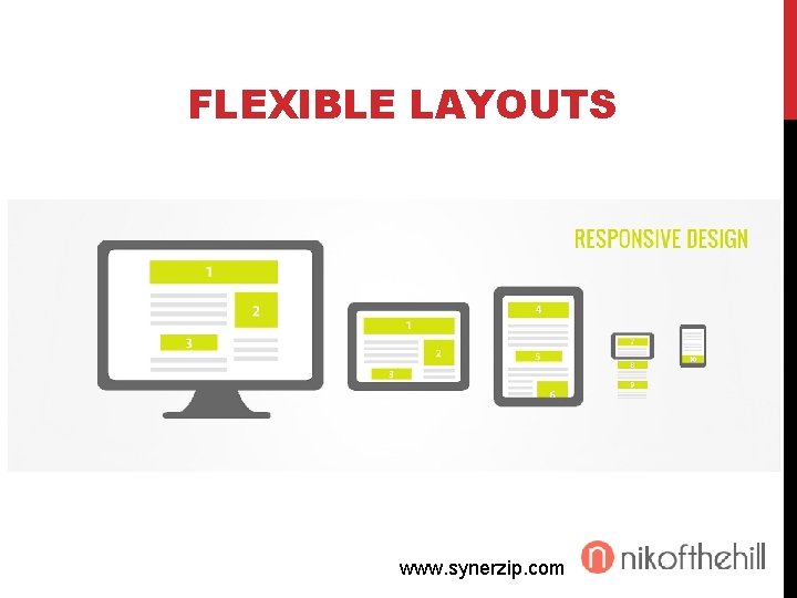 FLEXIBLE LAYOUTS www. synerzip. com 