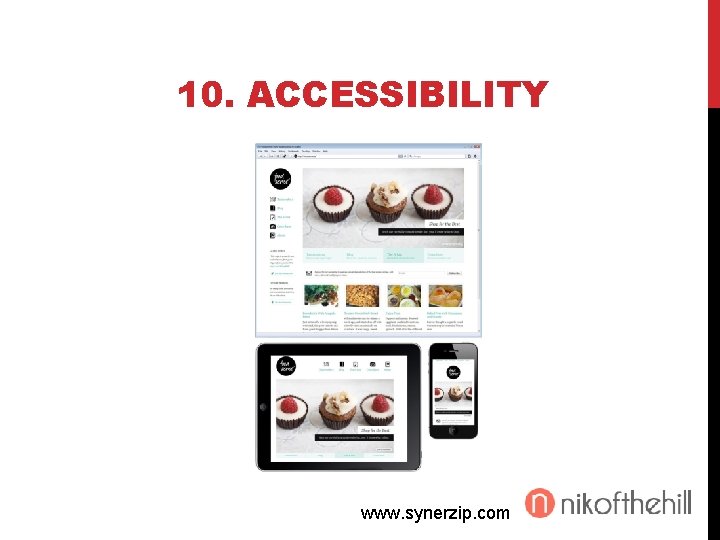 10. ACCESSIBILITY www. synerzip. com 