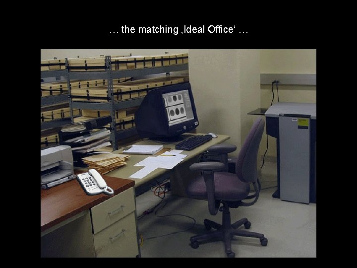 … the matching ‚Ideal Office‘ … 