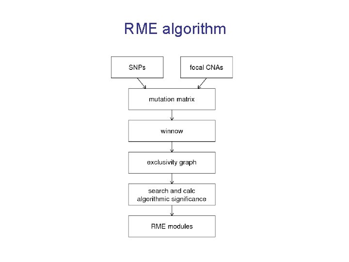 RME algorithm 