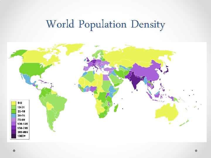 World Population Density 