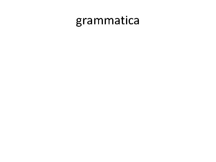 grammatica 