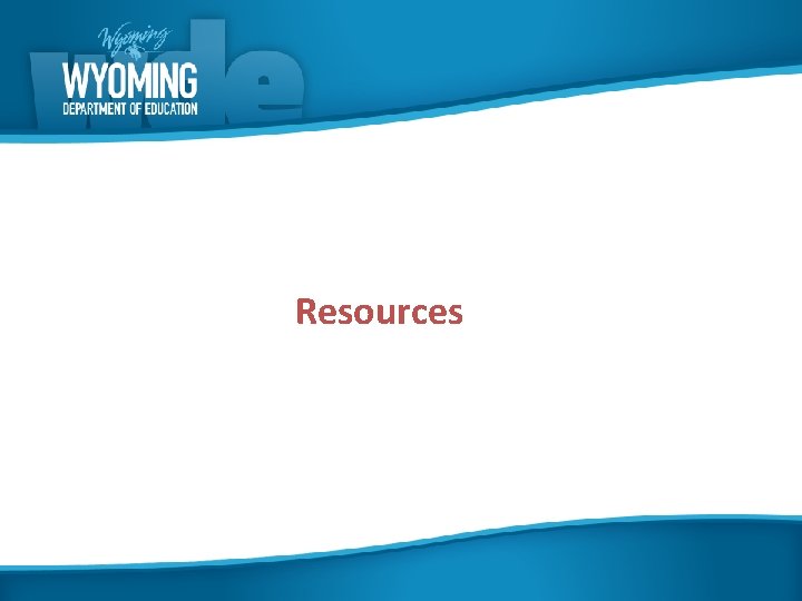 Resources 