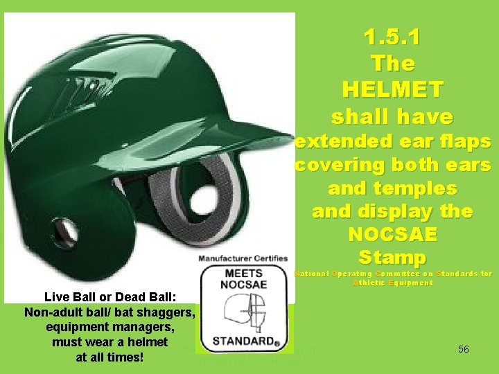 1. 5. 1 The HELMET shall have extended ear flaps covering both ears and