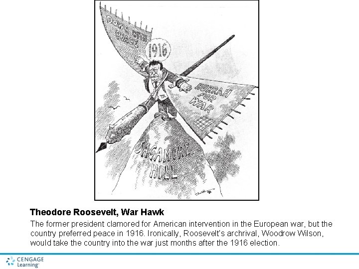 Theodore Roosevelt, War Hawk The former president clamored for American intervention in the European