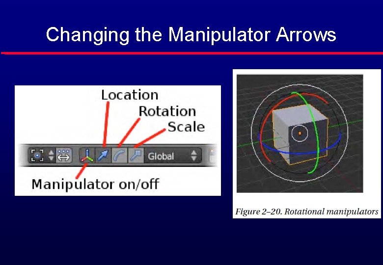 Changing the Manipulator Arrows 