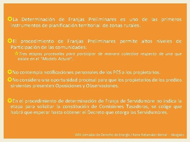 µLa Determinación de Franjas Preliminares es uno de las primeros instrumentos de planificación territorial