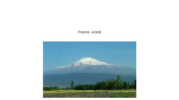 Planina Ararat Planina Ararat