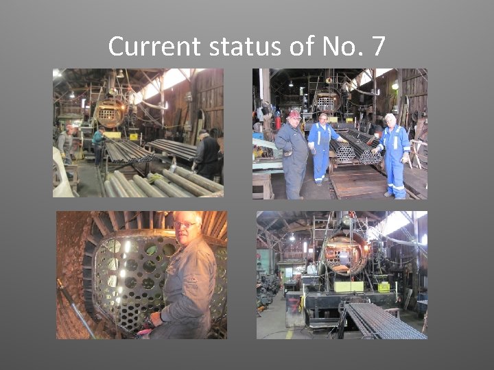 Current status of No. 7 