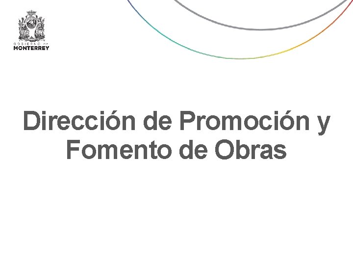 Dirección de Promoción y Fomento de Obras 