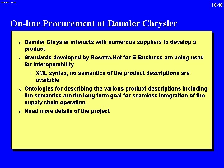 5/25/2021 19: 22 10 -18 On-line Procurement at Daimler Chrysler 0 Daimler Chrysler interacts