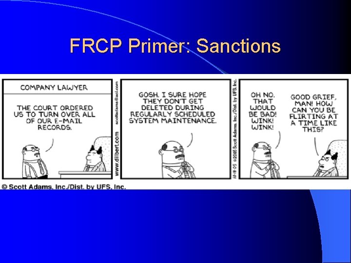 FRCP Primer: Sanctions 
