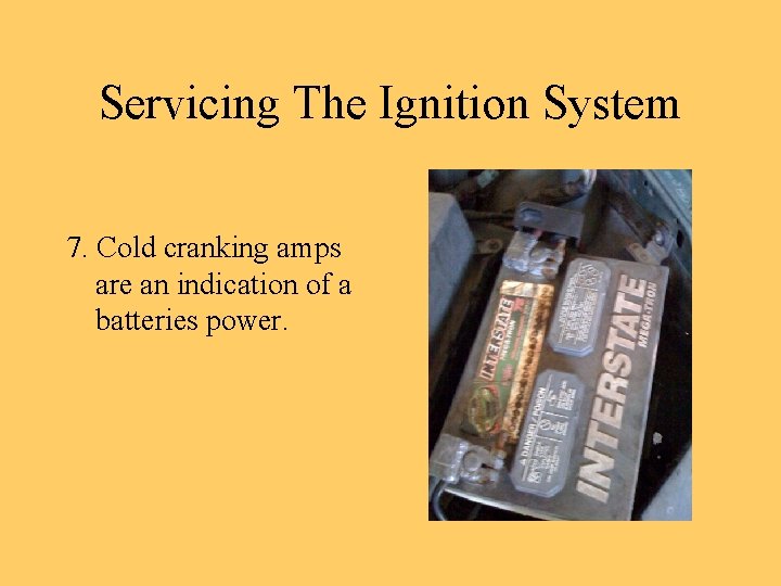 Ignition System Ignition System 1 Describe the primary