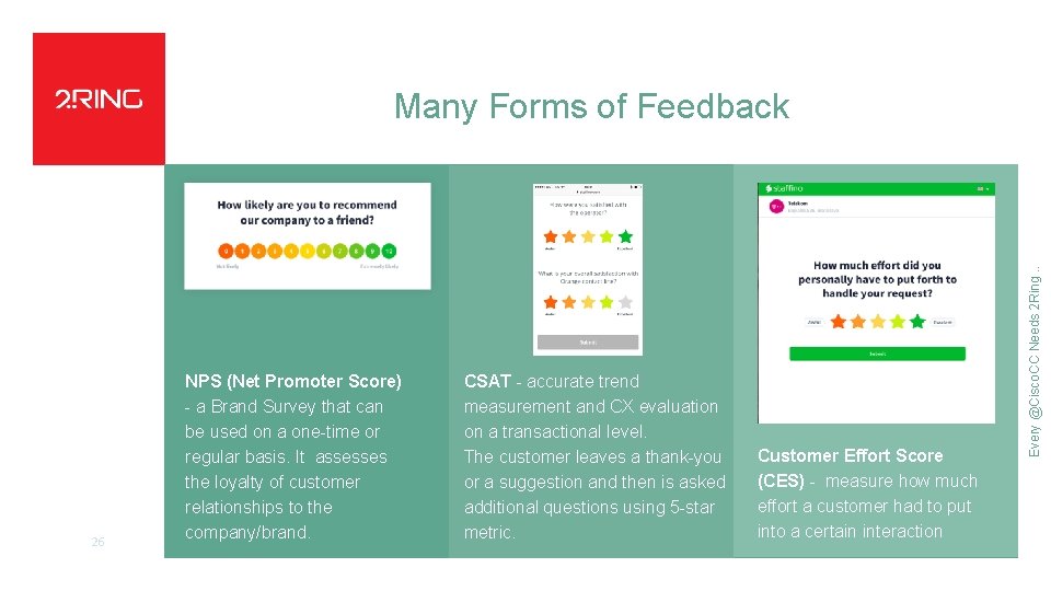 26 NPS (Net Promoter Score) - a Brand Survey that can be used on