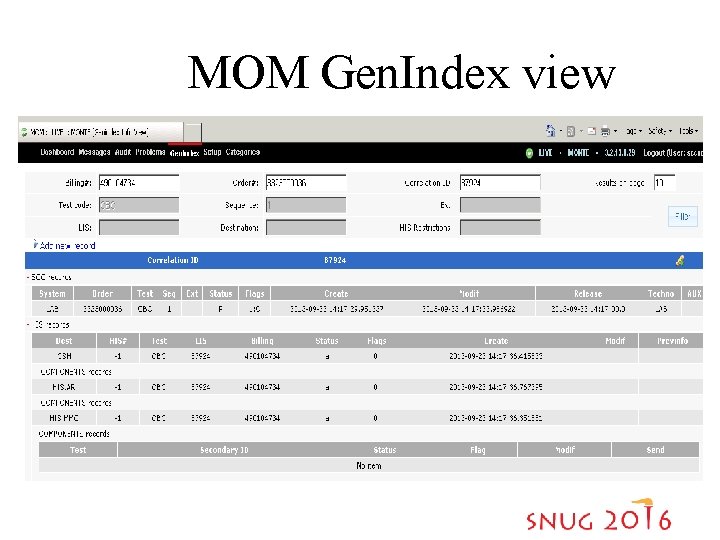 MOM Gen. Index view 