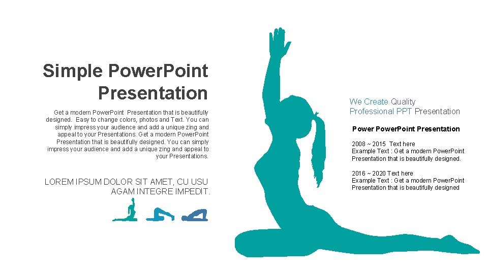 Simple Power. Point Presentation Get a modern Power. Point Presentation that is beautifully designed.