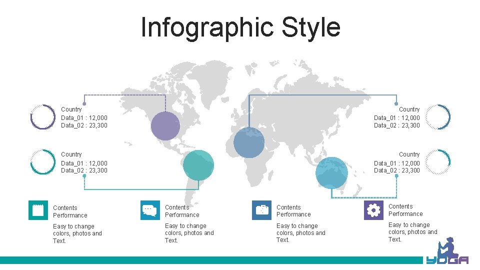 Infographic Style Country Data_01 : 12, 000 Data_02 : 23, 300 Contents Performance Easy