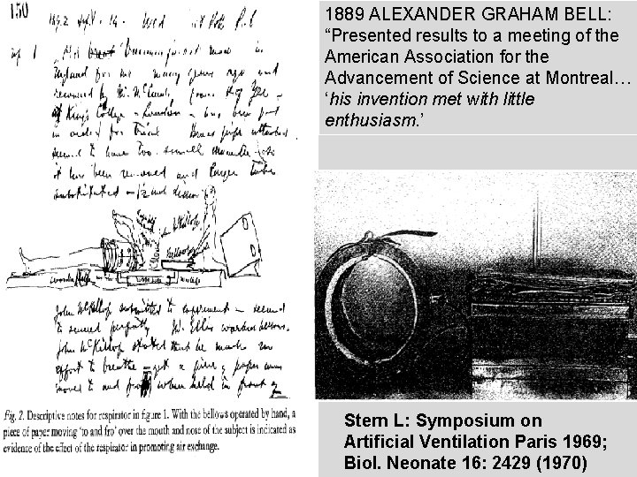 1889 ALEXANDER GRAHAM BELL: “Presented results to a meeting of the American Association for