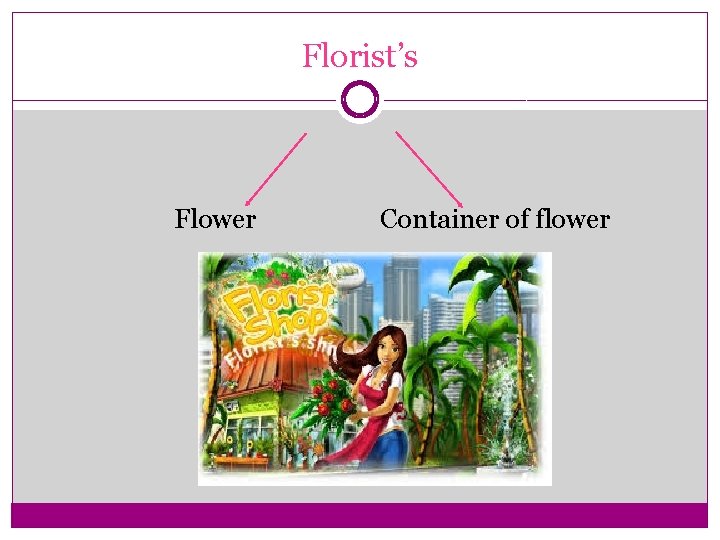 Florist’s Flower Container of flower 