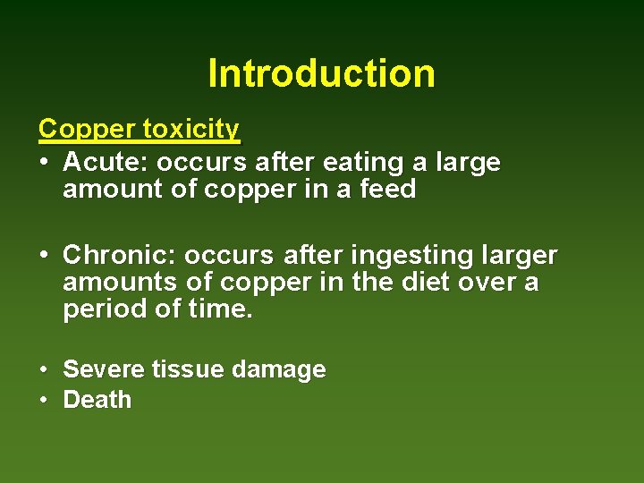 Assessing blood serum copper levels in hair sheep