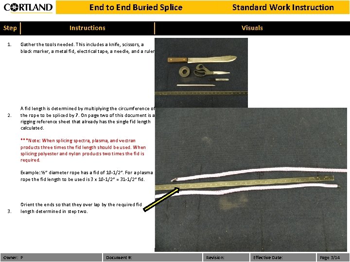End to End Buried Splice Step Instructions 1. Gather the tools needed. This includes
