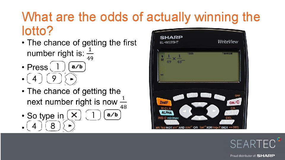 What are the odds of actually winning the lotto? • 