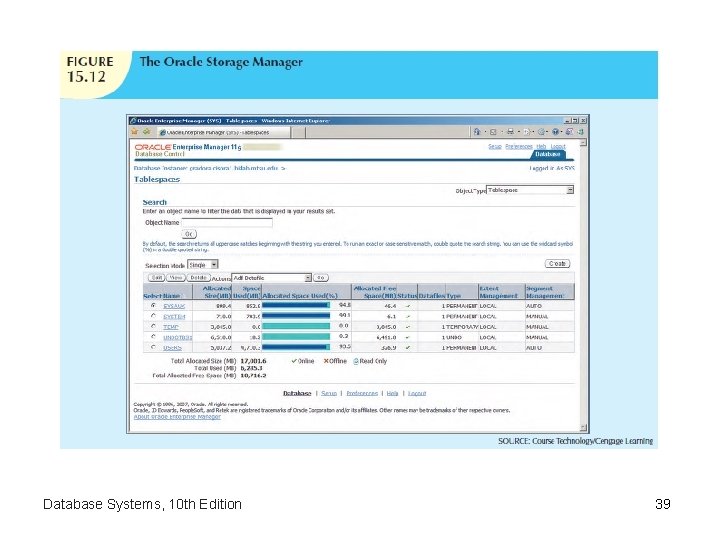 Database Systems, 10 th Edition 39 