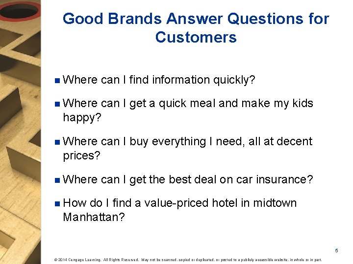 Good Brands Answer Questions for Customers n Where can I find information quickly? n