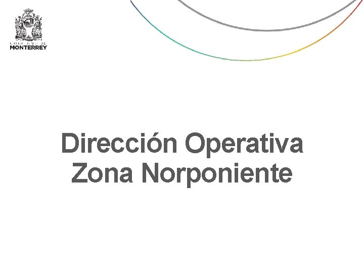 Dirección Operativa Zona Norponiente 