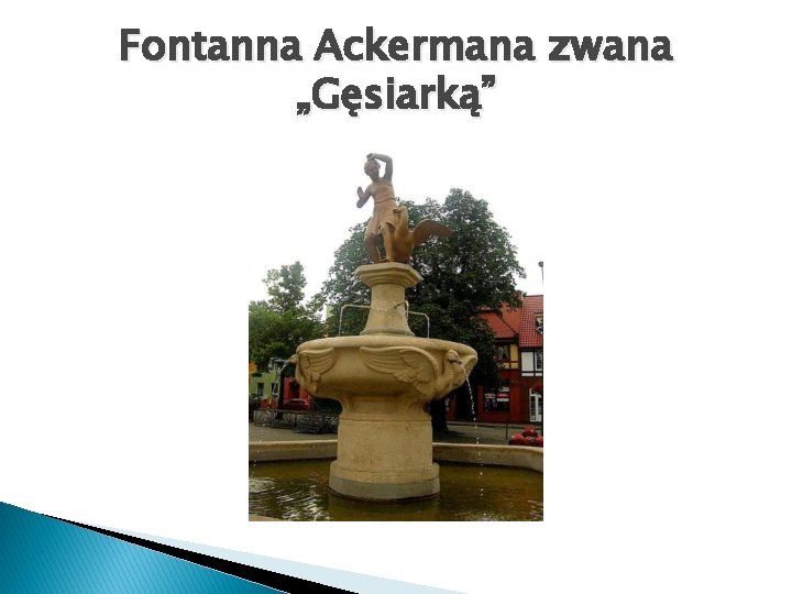 Fontanna Ackermana zwana „Gęsiarką” 