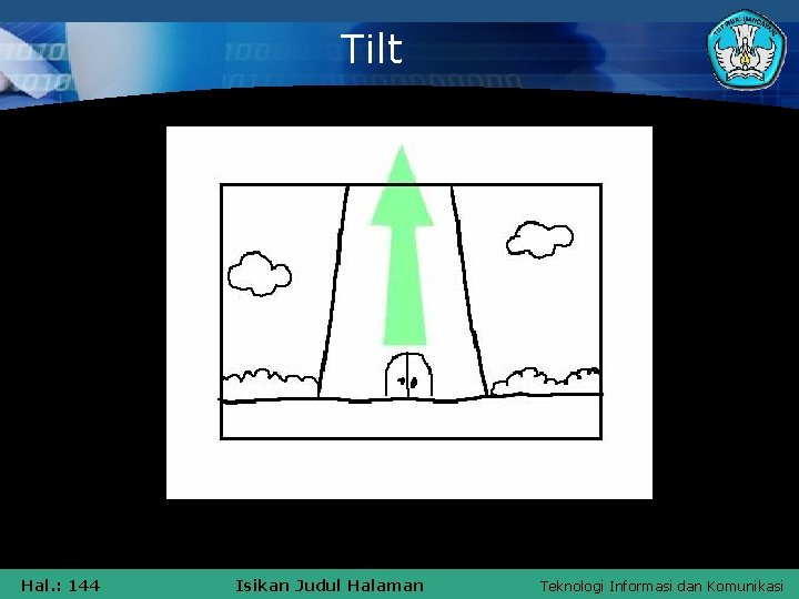 Tilt Hal. : 144 Isikan Judul Halaman Teknologi Informasi dan Komunikasi 