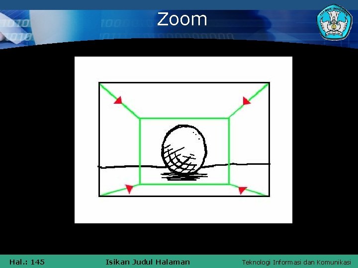 Zoom Hal. : 145 Isikan Judul Halaman Teknologi Informasi dan Komunikasi 