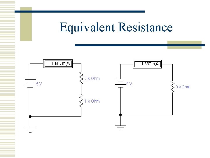 Equivalent Resistance 