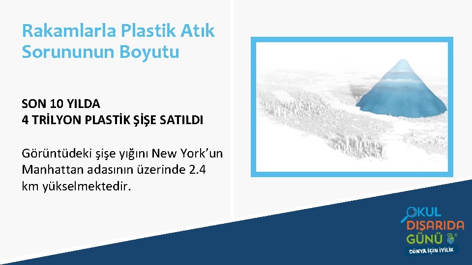 Rakamlarla Plastik Atık Sorununun Boyutu SON 10 YILDA 4 TRİLYON PLASTİK ŞİŞE SATILDI Görüntüdeki