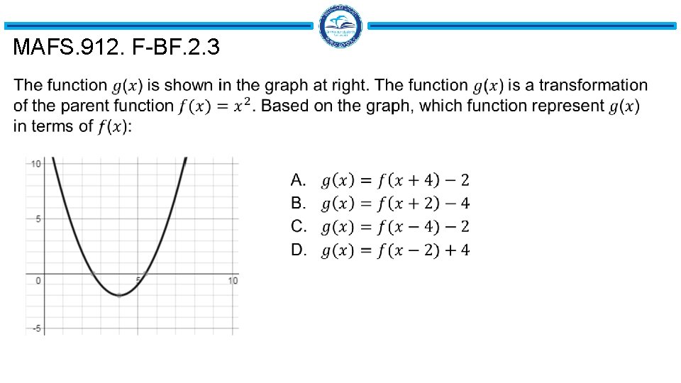 MAFS. 912. F-BF. 2. 3 
