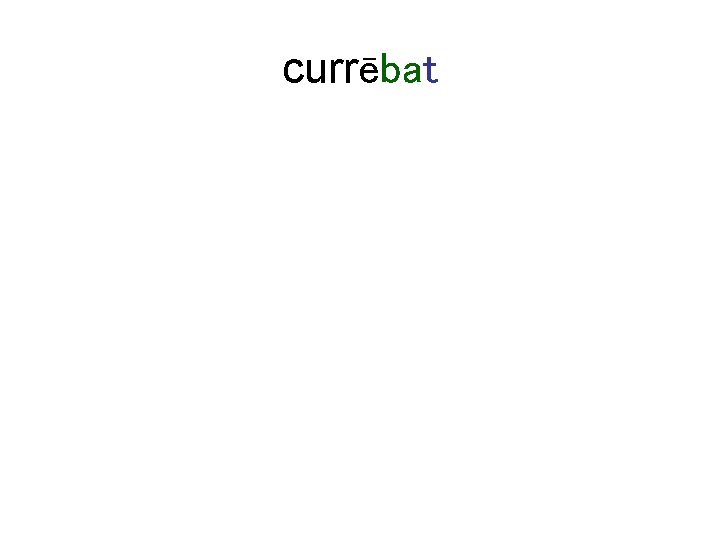 currēbat 