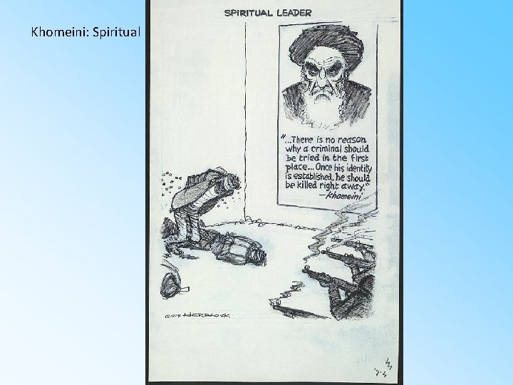 Khomeini: Spiritual leader, April 8, 1979 