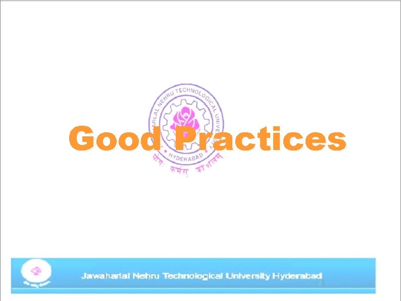Good Practices 