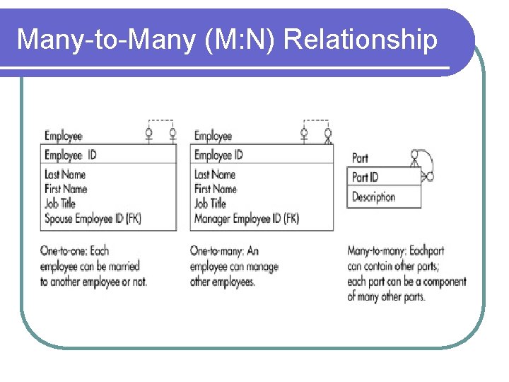 Many-to-Many (M: N) Relationship 