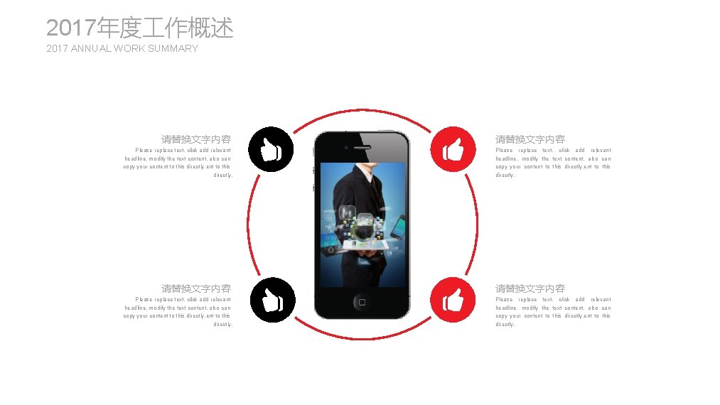 2017年度 作概述 2017 ANNUAL WORK SUMMARY 请替换文字内容 Please replace text, click add relevant headline,