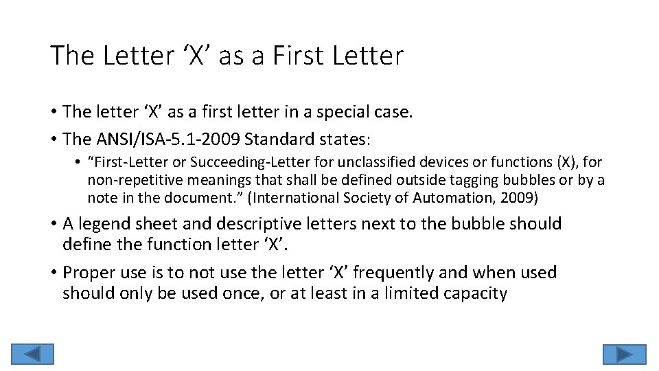 The Letter ‘X’ as a First Letter • The letter ‘X’ as a first