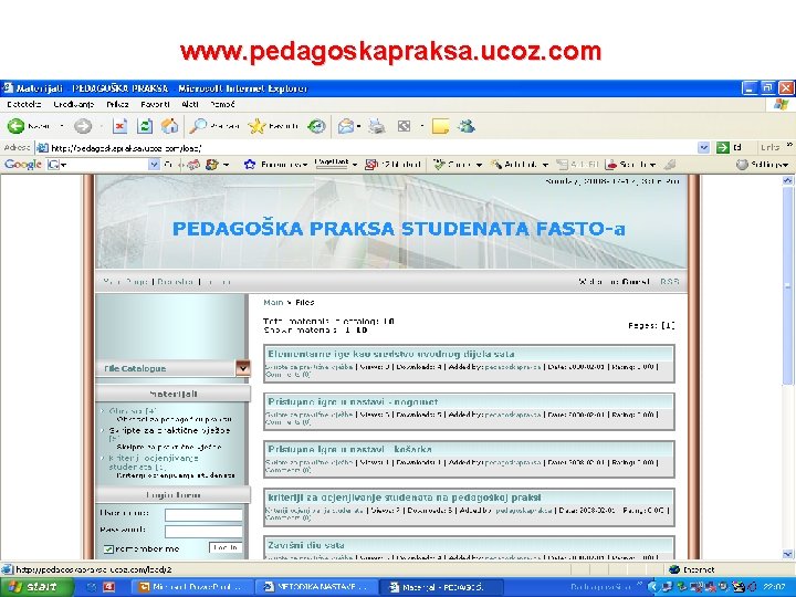 www. pedagoskapraksa. ucoz. com 