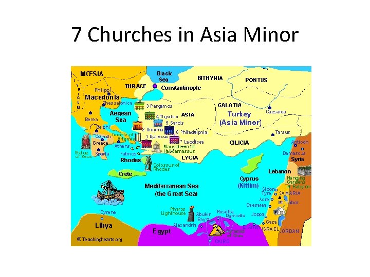 7 Churches in Asia Minor 