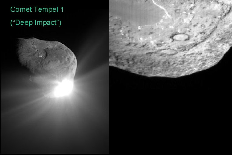 Comet Tempel 1 (“Deep Impact”) 