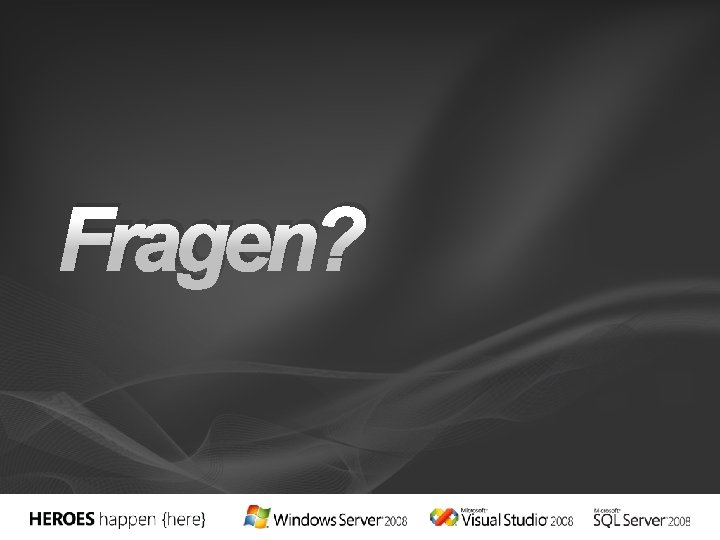Fragen? 