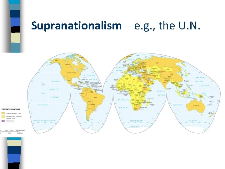 Supranationalism – e. g. , the U. N. 