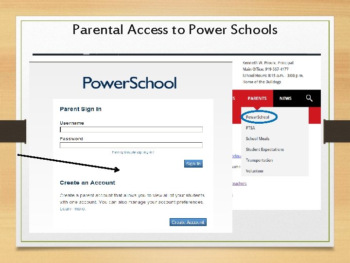 Parental Access to Power Schools 